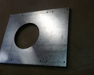 Base for out manual discharge